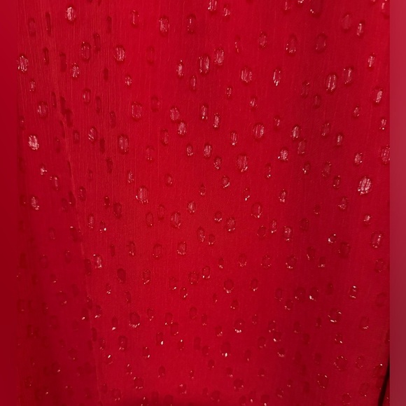Apt 9 - dressy Sparkly tank, layered hem - Red- size L - Picture 4 of 4